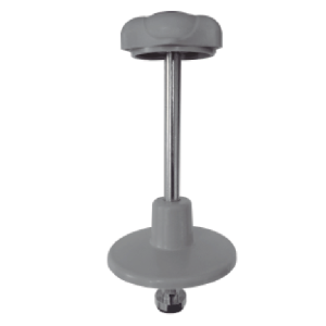 KIT METALICA 100mm CORTO VÁSTAGO CROMADO, MANILLA PLÁSTICA Y CUBRE FALLA DESLIZANTE PLÁSTICO (GRIS)