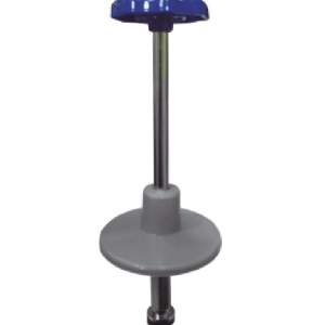 KIT METALICA 100mm LARGO VÁSTAGO CROMADO, MANILLA METÁLICA (AZUL / ROJA) Y CUBRE FALLA DESLIZANTE PLÁSTICO (GRIS)